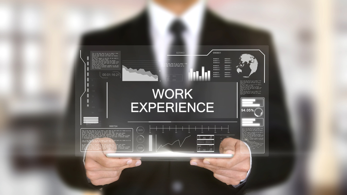 Work Experience, Hologram Futuristic Interface, Augmented Virtual Reality